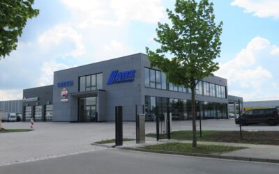 Modernes Nutzfahrzeugzentrum im Erfurter GVZ