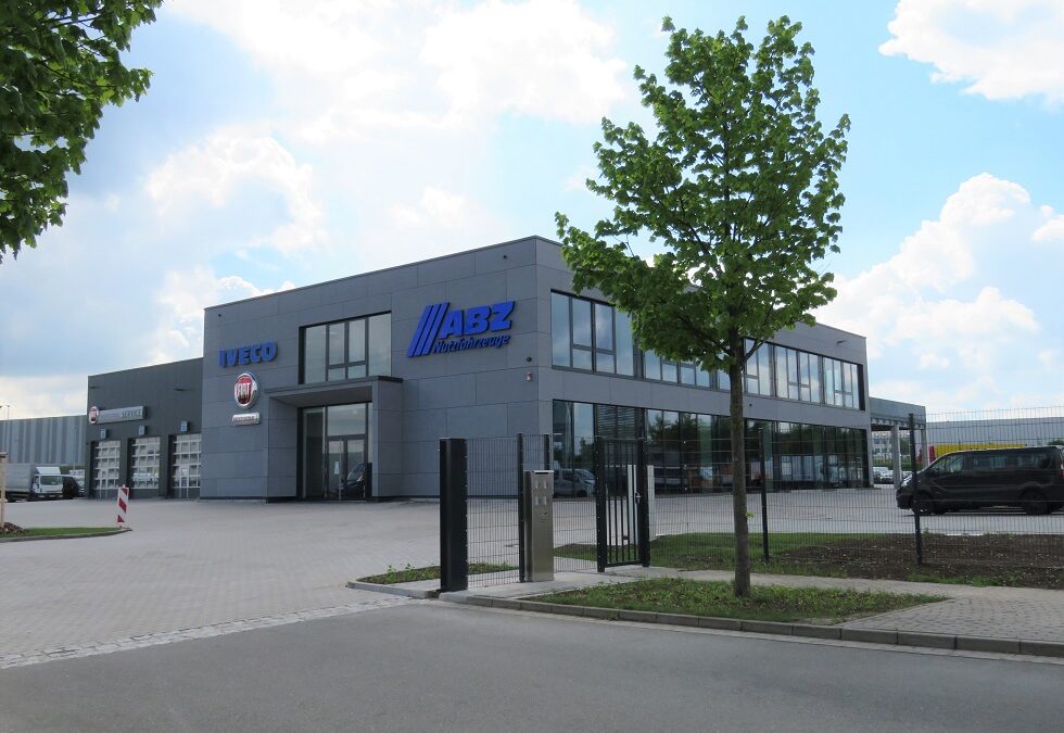 Modernes Nutzfahrzeugzentrum im Erfurter GVZ