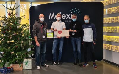 Charity-Aktionen von Melexis in der Vorweihnachtszeit