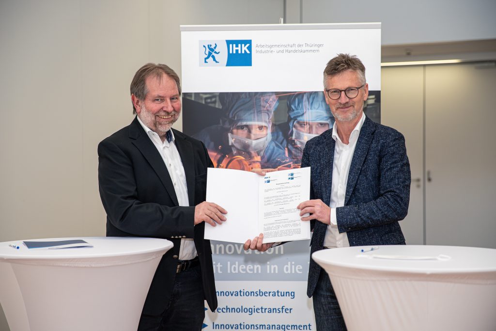 Forschungs- und Technologieverbund Thüringen e.V. und Thüringer Industrie- und Handelskammern erneuern ihre Kooperation