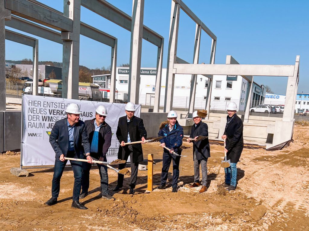 Unternehmen WM SE setzt in Jena-Maua Spatenstich für ein neues Verkaufshaus