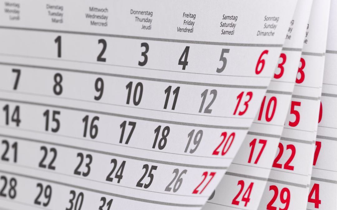 Save the dates: Termine und Veranstaltungen
