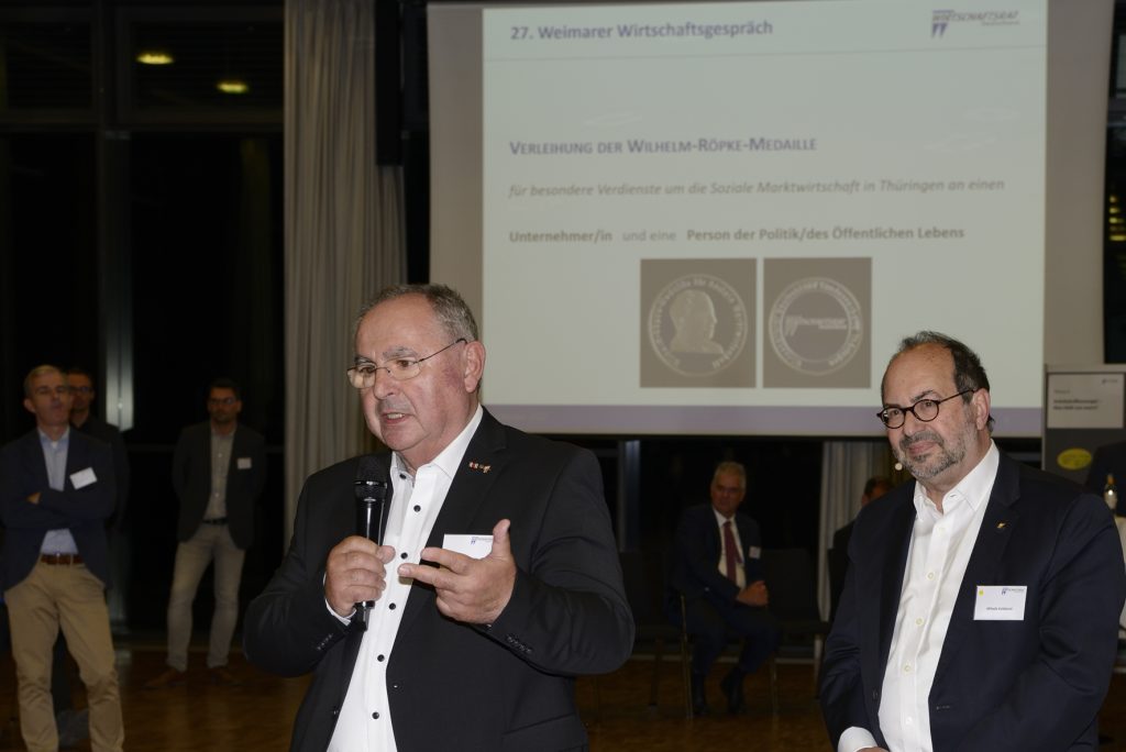 27. Weimarer Wirtschaftsgespräch: Wilhelm-Röpke-Medaille