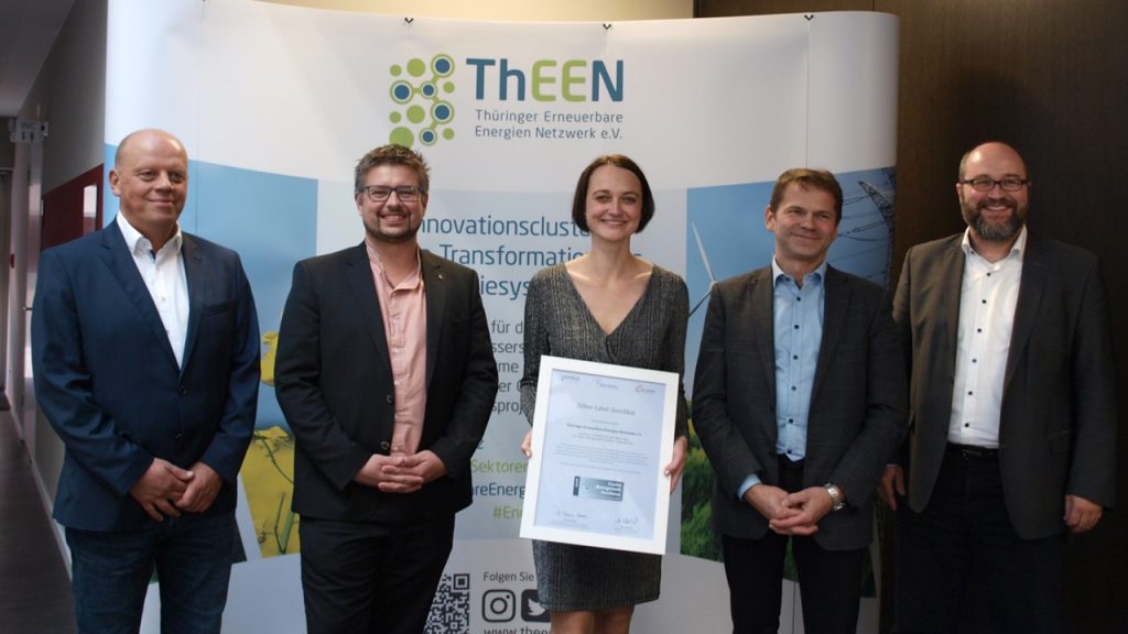 ThEEN erhält europäische Exzellenzauszeichnung für innovative Clusterarbeit