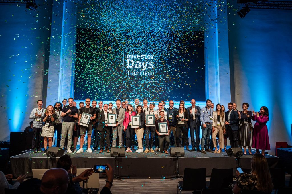 Investor Days Thüringen 2023 Pitch Day, Tag 1 im Parksaal des Steigerwald Stadions Erfurt