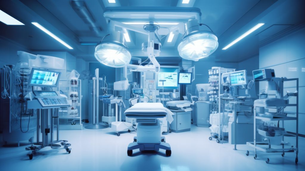 moderner Operationssaal, DHGE Medizin Studium