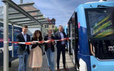 Erste fahrerlose Busse in Ilmenau unterwegs