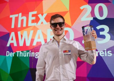 ThEX Award 2023: 1 Platz in der Kategorie Gründen für Philipp Caspari von Healyan GmbH