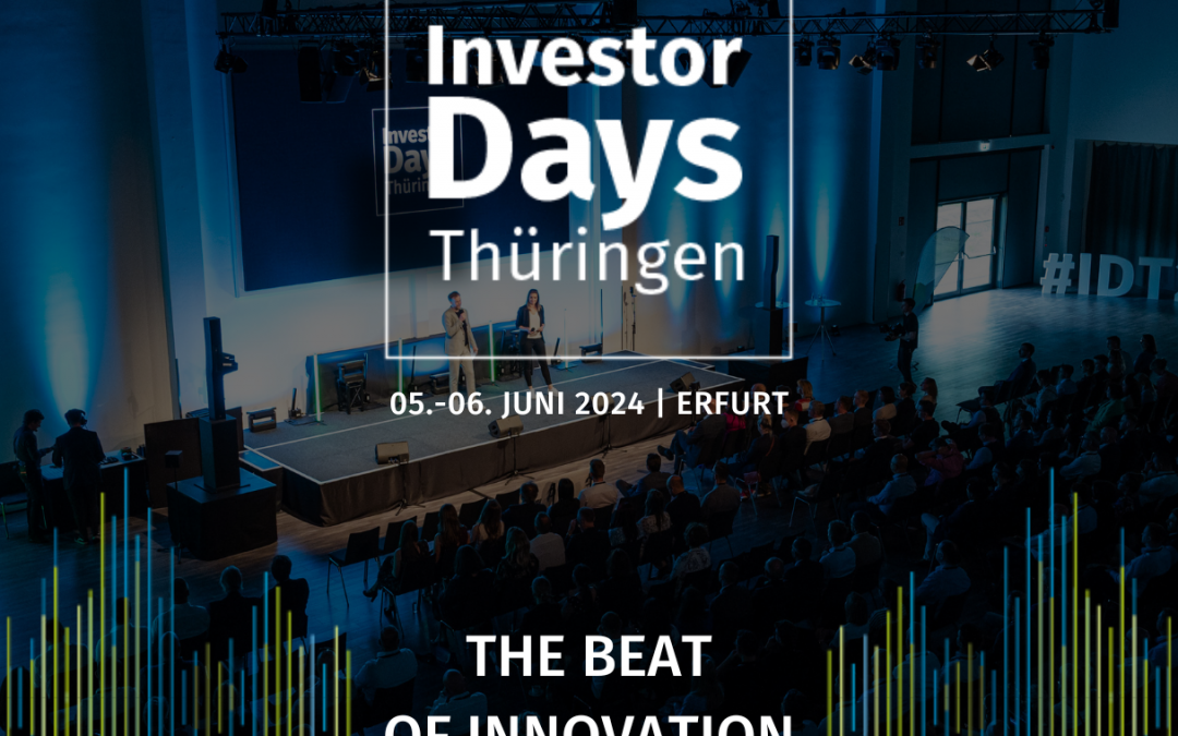Investor Days Thüringen 2024: Ticket-Registrierung ab sofort möglich
