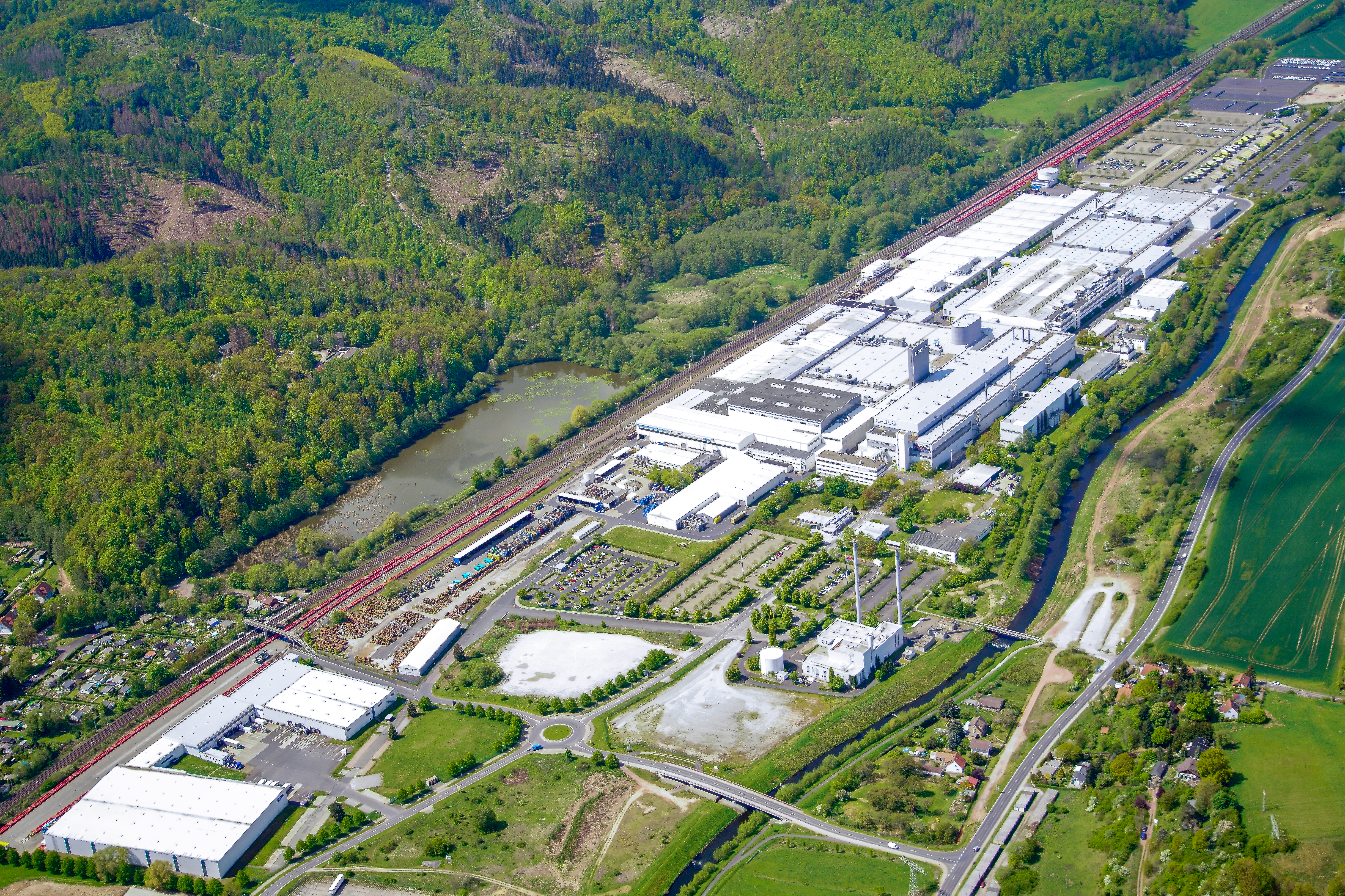 Opel-Werk in Eisenach im Wartburgkreis