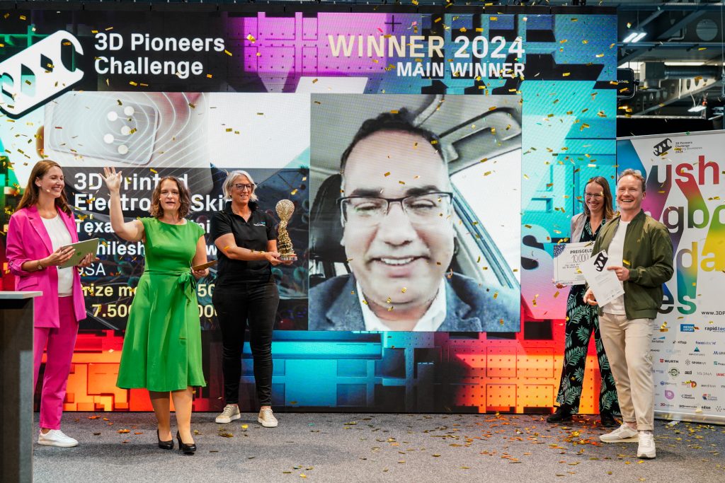 Winner-3D Pioneers Challenge auf der Rapid.Tech 3D 2024