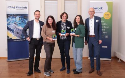 i-work Preise 2024: Weltoffene Unternehmen aus Jena und der Region ausgezeichnet