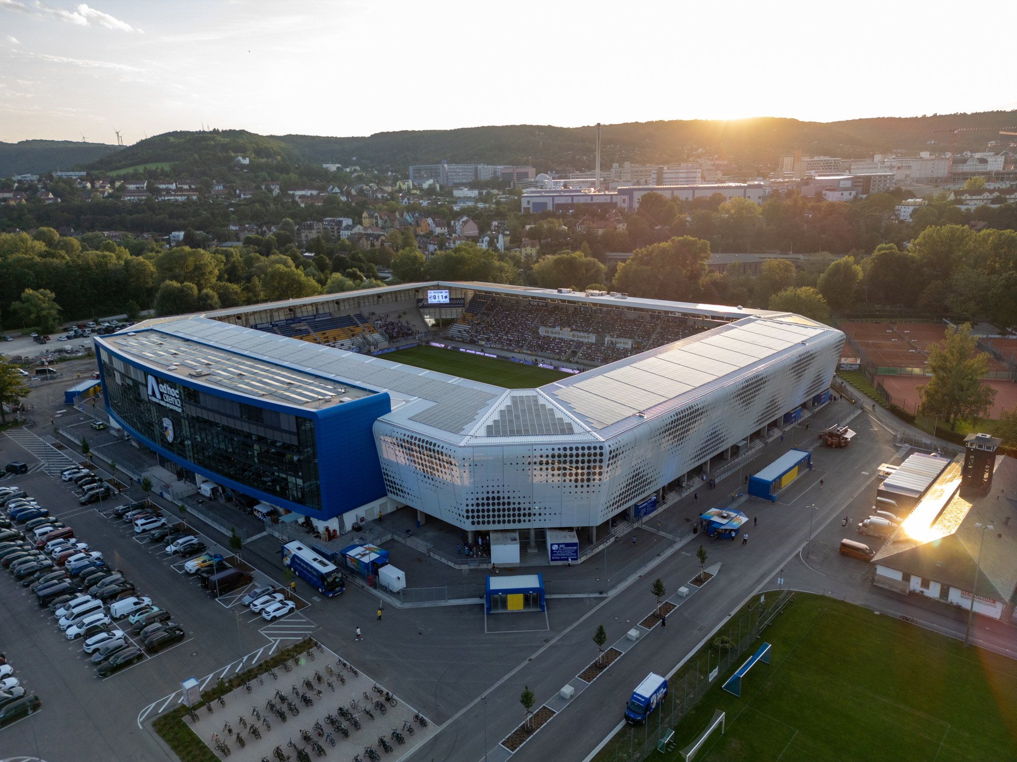 Ad-hoc Arena im Ernst Abbe Sportfel. Foto: Roman Moebius-©-elf5-Jena-GmbH