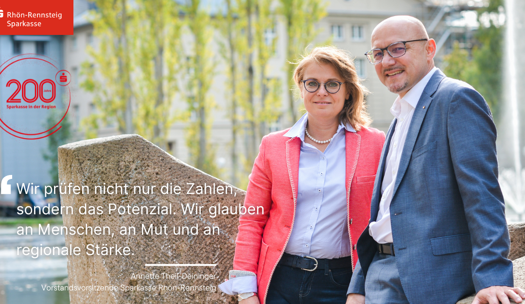 Rhön-Rennsteig-Sparkasse nutzt ihr Doppeljubiläum als Signal für die Zukunft