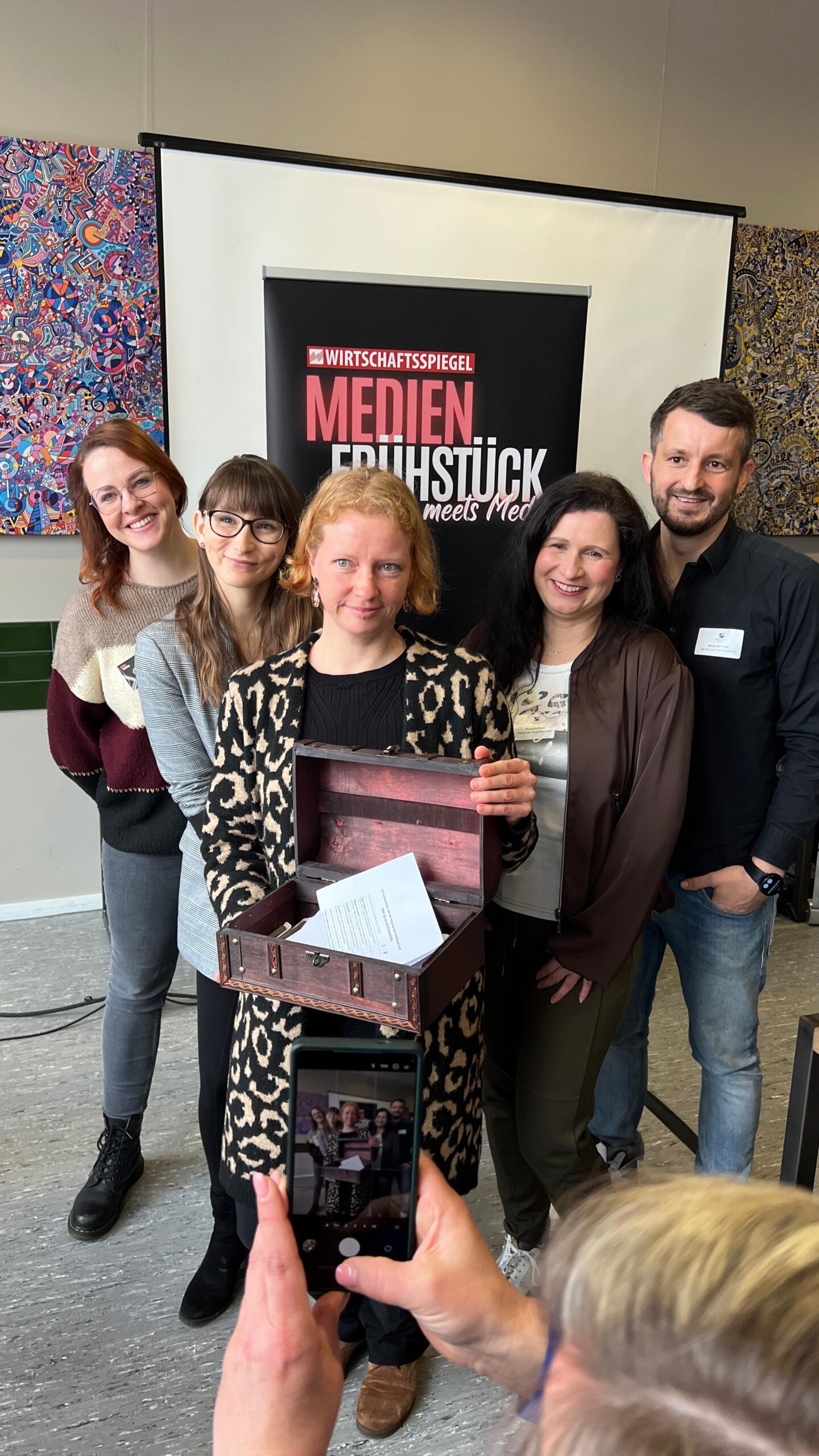 Wissensimpuls beim Medienfrühstück in des Wirtschaftsspiegels in Erfurt: KI Prompting mit Philipp Jauernig-Biener