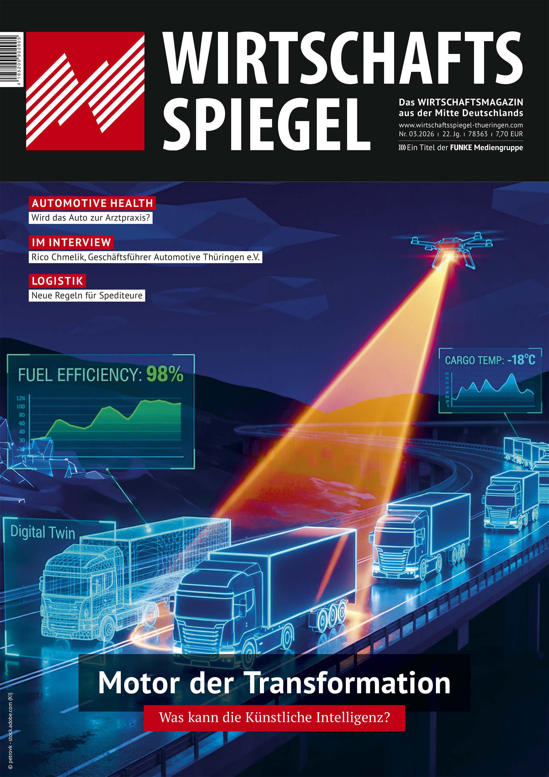 WIRTSCHAFTSSPIEGEL Ausgabe 03/2023 "Was uns antreibt"