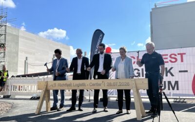 N3 feiert Richtfest für neues Logistikzentrum in Arnstadt